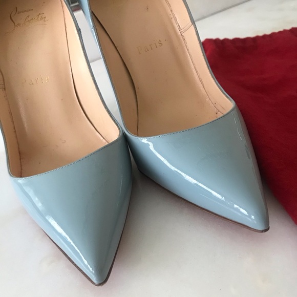 SOLD Christian Louboutin Blue So Kate 120mm 37.5 - Picture 7 of 7
